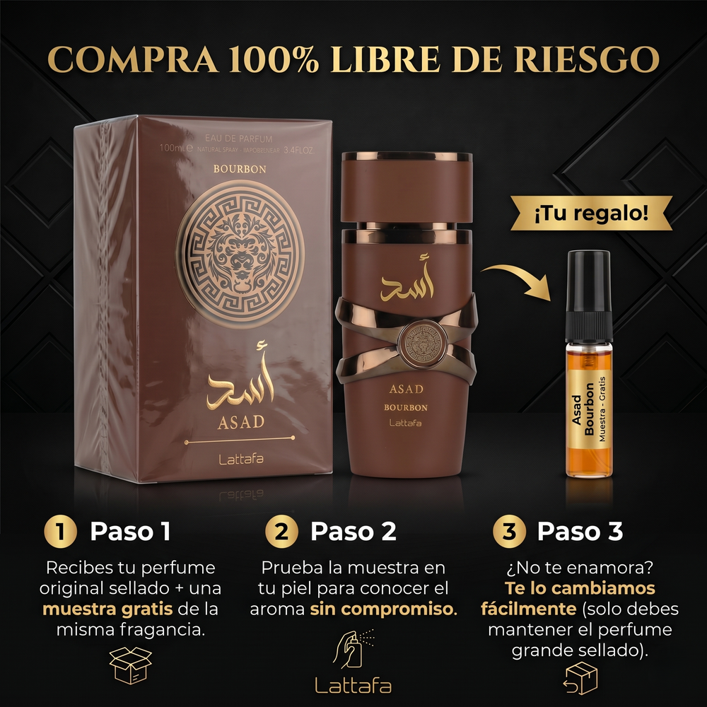 ASAD BOURBON LATTAFA EDP 100ML
