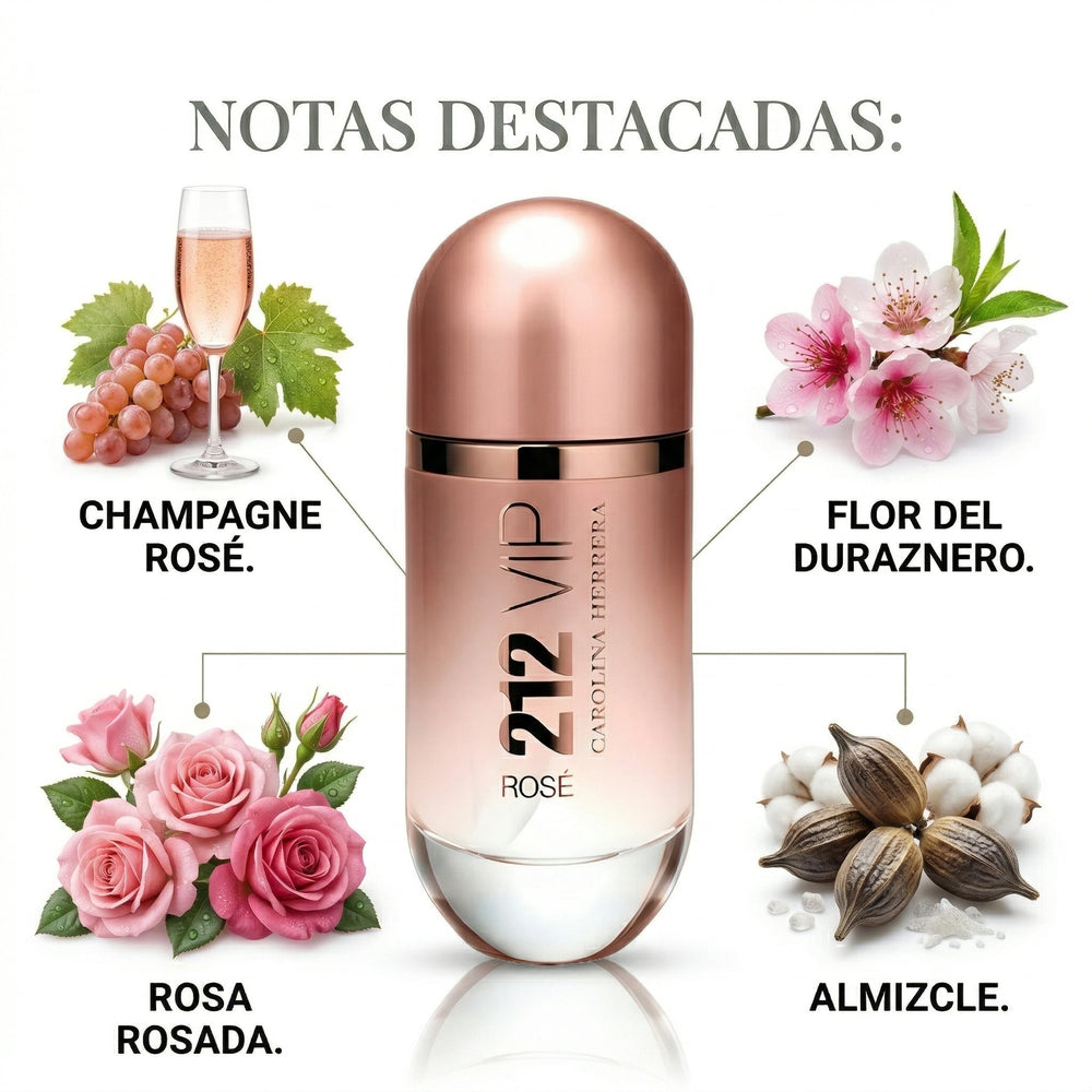 CAROLINA HERRERA 212 VIP ROSE EDP 80ML