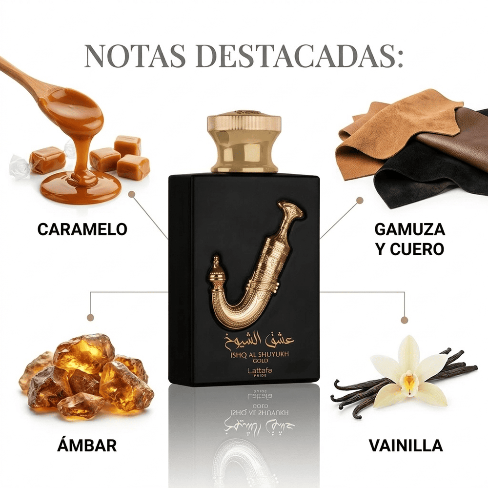 ISHQ AL SHUYUKH LATTAFA GOLD 100ML