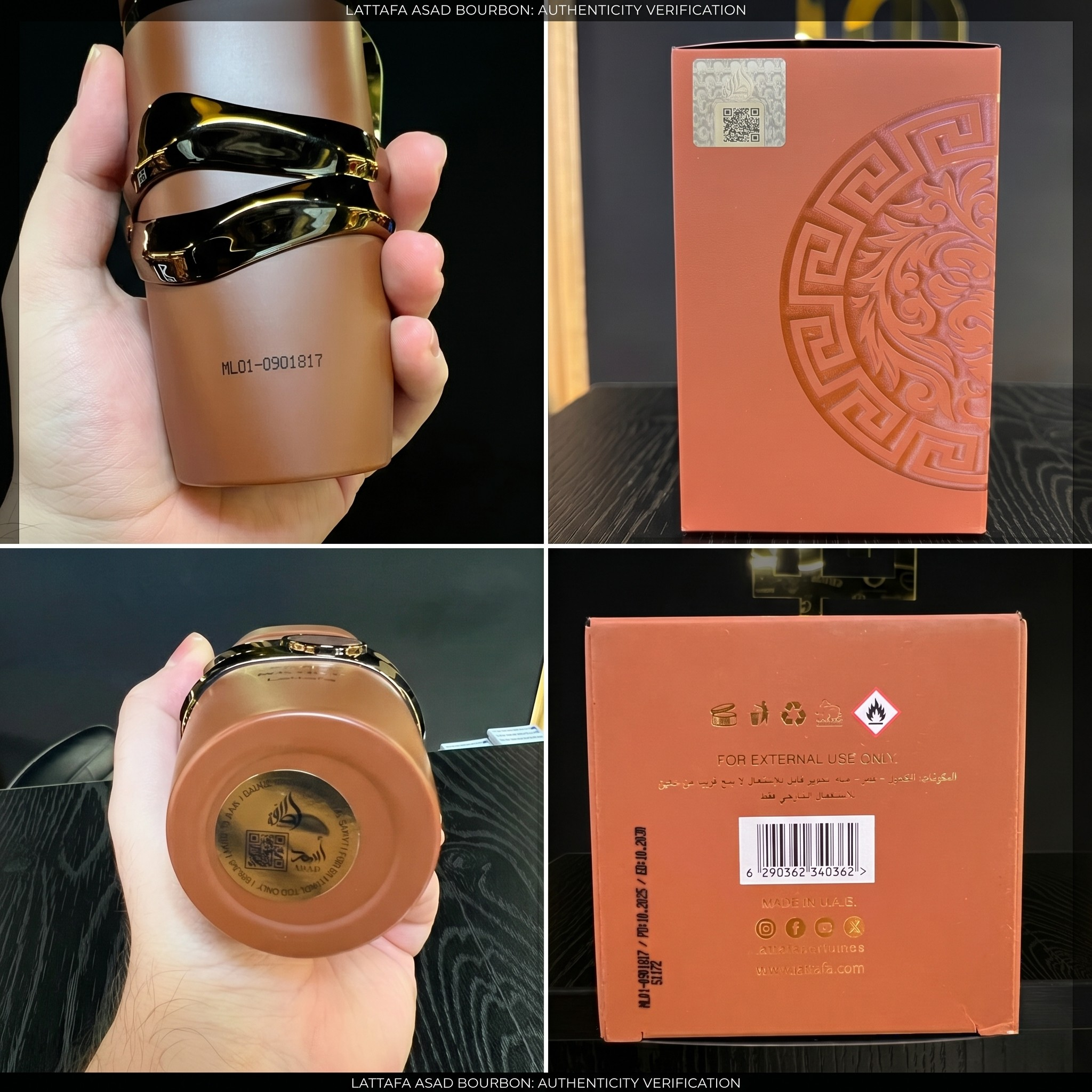 ASAD BOURBON LATTAFA EDP 100ML