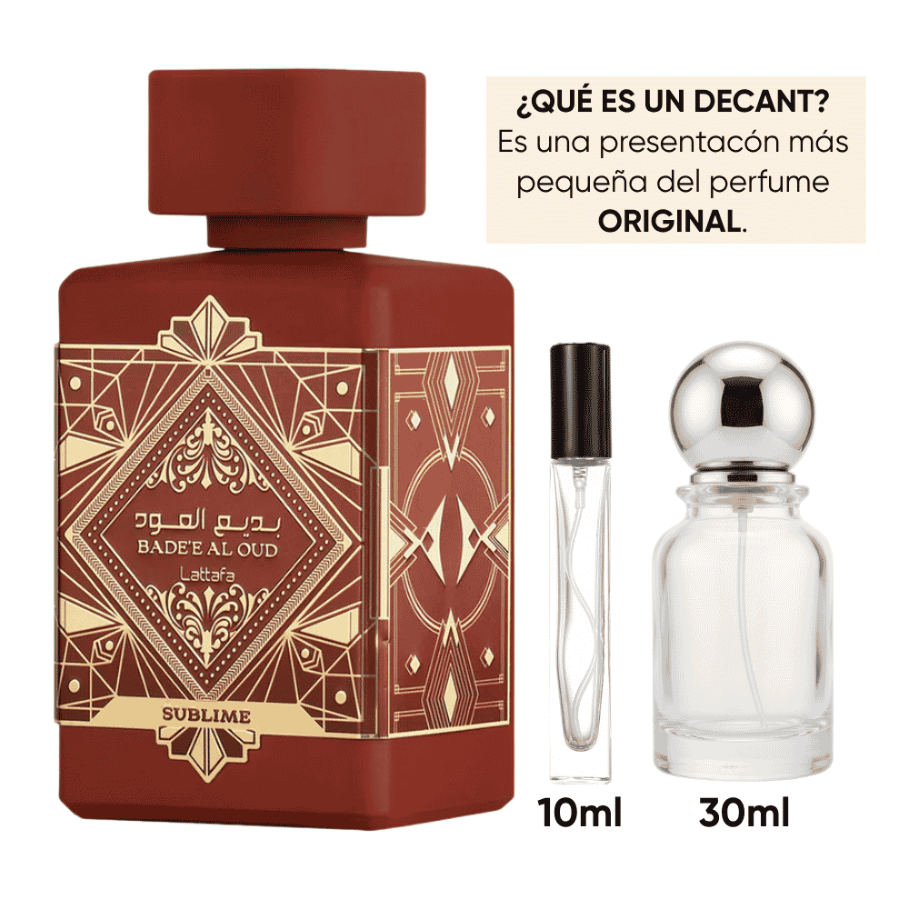 DECANT BADEE AL OUD SUBLIME LATTAFA
