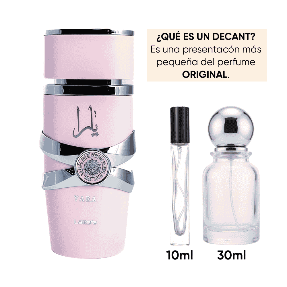 DECANT YARA ROSA LATTAFA EDP