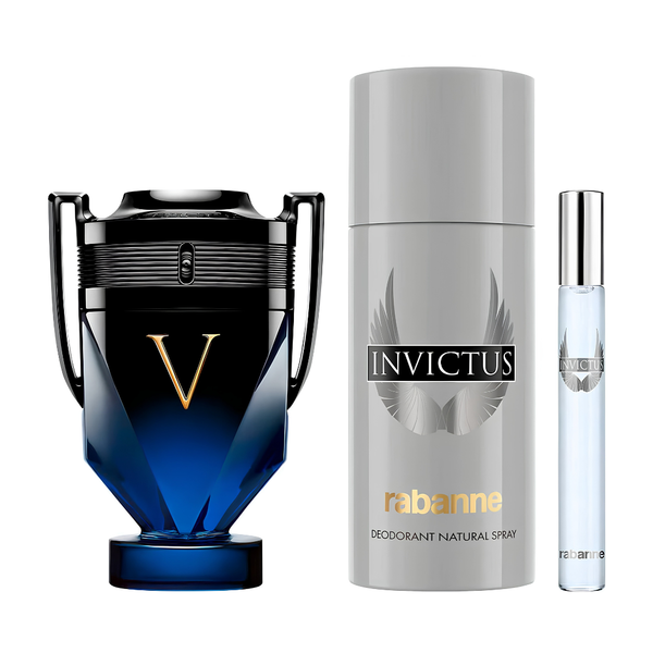 SET INVICTUS VICTORY ELIXIR PARFUM INTENSE 100ML + DESODORANTE +10ML