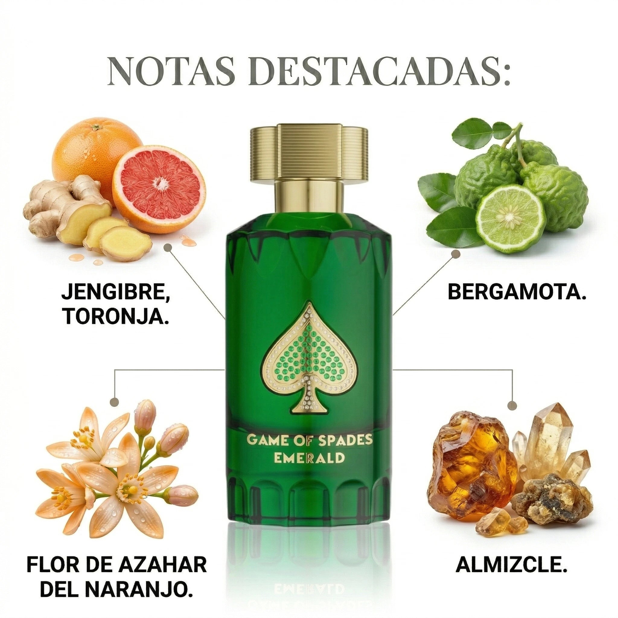 GAME OF SPADES EMERALD PARFUM 100ML JO MILANO