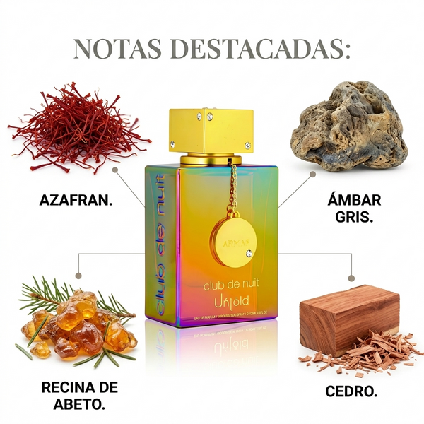 CLUB DE NUIT UNTOLD ARMAF EDP 105ML