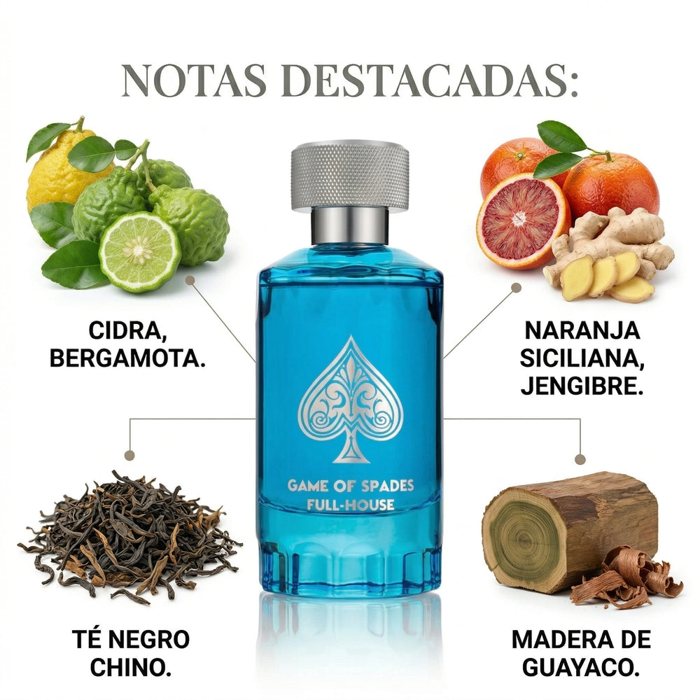 GAME OF SPADES FULL HOUSE PARFUM 100ML JO MILANO