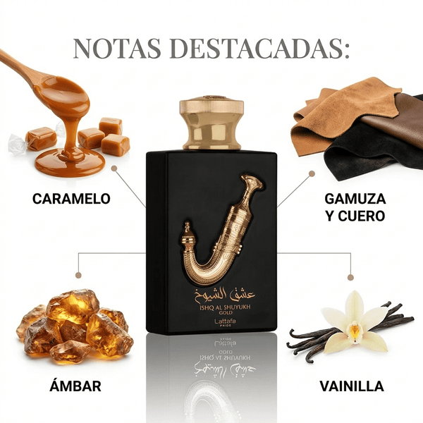ISHQ AL SHUYUKH LATTAFA GOLD 100ML