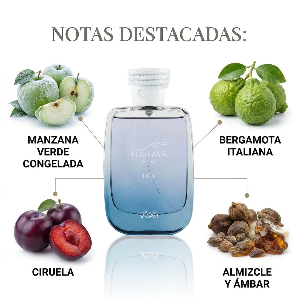 HAWAS ICE EDP RASASI 100ML